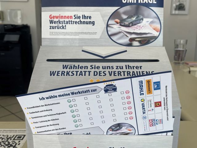 Kommen Sie zu uns ins Autohaus und füllen Sie vorort einen Stimmzettel aus.