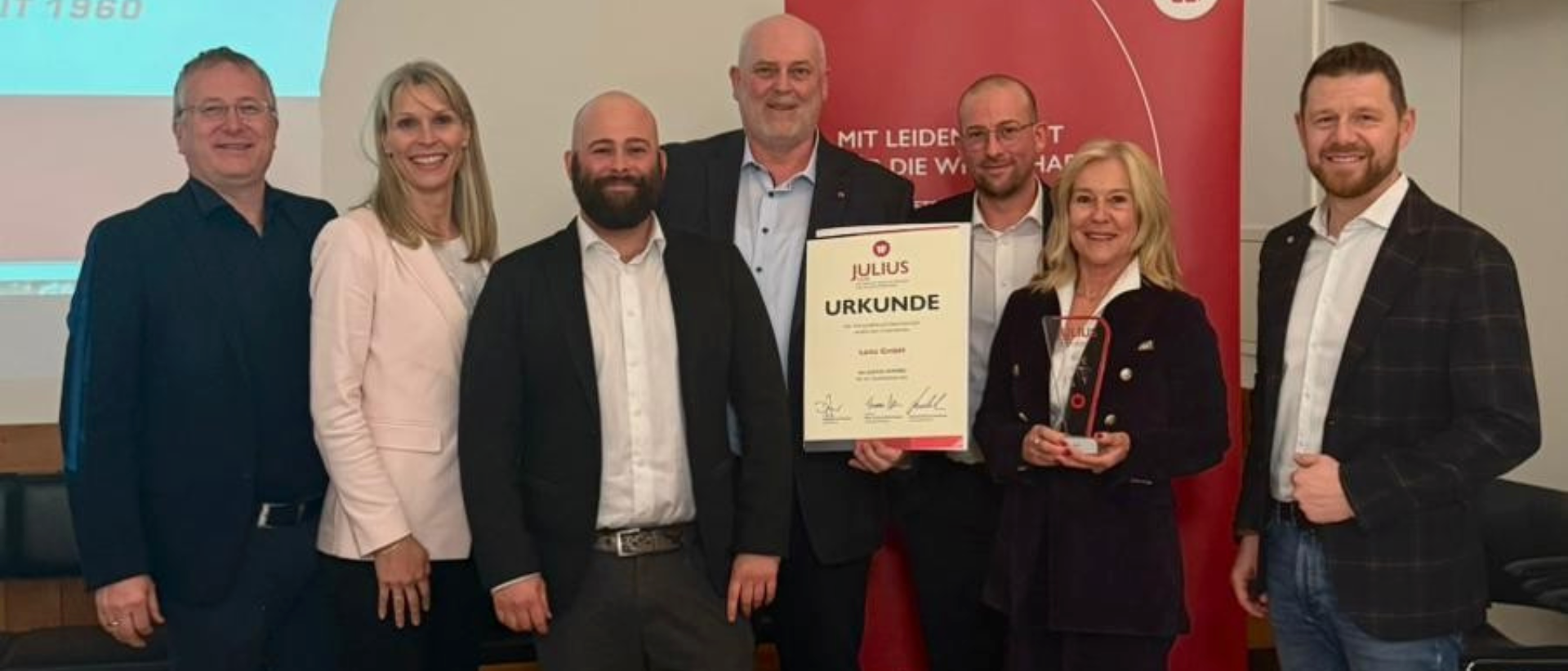 Auszeichnung mit dem JULIUS-Award