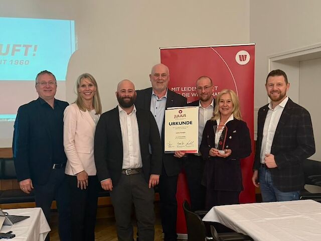 Auszeichnung mit dem JULIUS-Award